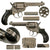 Original U.S. Colt Nickel-Plated M1877 .38cal Lightning Revolver with 4 1/2" Barrel Made in 1891 - Matching Serial 83057 Original Items