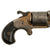 Original U.S. Civil War Era Moore's Patent Firearms Teat Fire .32 Cal Brass Frame Engraved Revolver - Matching Serial 17138 Original Items