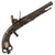 Original Scottish Murdoch Style All Steel Highland Flintlock Pistol with Belt Hook and Thistle Shaped Faux Ramrod - Circa 1800 Original Items