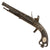 Original Scottish Murdoch Style All Steel Highland Flintlock Pistol with Belt Hook and Thistle Shaped Faux Ramrod - Circa 1800 Original Items