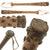 Original British WWI Corps of Royal Engineers Hobnailed Trench Club from Collection of “At Arms Length: Trench Clubs and Maces” Author David F. Machnicki - Similar Example in Volume I Original Items
