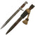 Original Imperial German WWI Ersatz Bayonet, Carter Type EB 55 with Scabbard, Frog, and Knot - From Personal Collection of David Machnicki, Author of At Arm's Length Series - Very Rare Original Items