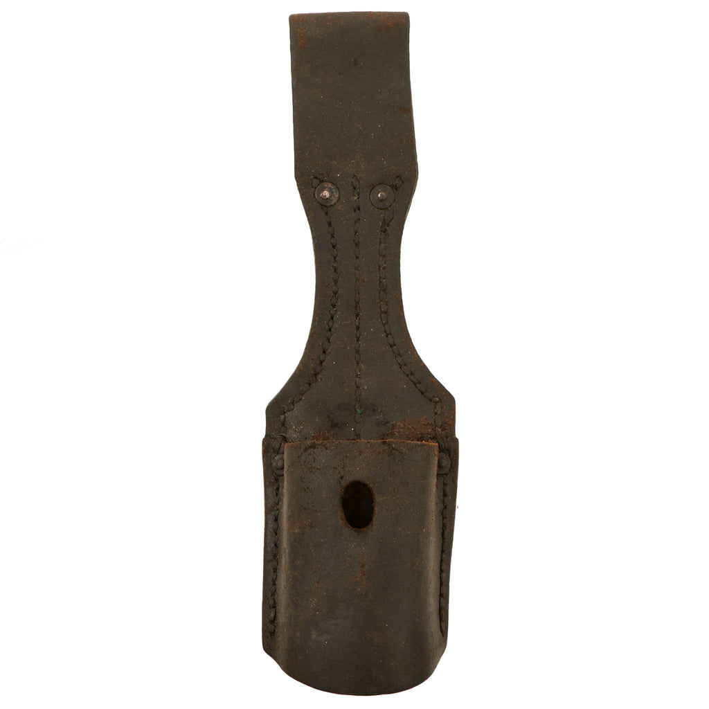 Original Imperial German WWI M-1898/05 n/A Butcher Bayonet Leather Bayonet Frog with Maker Mark Original Items