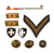 Original U.S. Korean War 3rd Infantry Division Lot with Rare Unit History, Theater-Made Scarf, Japanese-Made Novelty Patch, and More Original Items