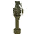 Original U.S. WWII & Korean War EraInert MkII Pineapple Practice Grenade in 1945-Dated M1A1 Rifle Grenade Adapter with M7A3 M1 Garand Launcher by K.R. Wilson in Sealed Box with Sealed Box of Launching Cartridges Original Items