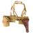 Original U.S. WWII USMC M-1911 Pistol Belt Rig with Rare USMC-Marked Belt, Rabbit Ear Canteen Cover with Porcelain Canteen, P-41 Suspenders, First Aid Pouch with Bandage, and P-41 Suspenders Original Items