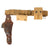 Original U.S. WWI M-1912 Mounted Swivel Holster for 1911 .45 Automatic with Dummy Pistol & M-1910 Pistol Belt, M-1910 First Aid Pouch with WWII Carlisle Bandage and M1911 Magazine Pouch