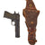 Original U.S. WWI M-1912 Mounted Swivel Holster for 1911 .45 Automatic with Dummy Pistol & M-1910 Pistol Belt, M-1910 First Aid Pouch with WWII Carlisle Bandage and M1911 Magazine Pouch