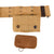 Original U.S. WWI M1917 Holster for 1911 .45 Revolver with M-1910 Pistol Belt, WWI Half Moon Clip .45 Cal 3 Pocket Pouch, and First Aid Pouch with 1917-Dated Sealed Bandage - Dated 1918 Original Items