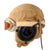 Original U.S. WWII USAAF AN-6530 Goggles and Named AN6542 Summerweight Helmet with Avionics to Distinguished Flying Cross Recipient - Lt. Joseph F. Brown, USNR Original Items