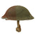 Original Canadian WWII MkII Brodie Steel Helmet with Two Tone Helmet Net and Field Dressing - Dated 1942 Original Items