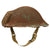 Original Canadian WWII MkII Brodie Steel Helmet with Two Tone Helmet Net and Field Dressing - Dated 1942 Original Items