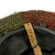 Original Canadian WWII MkII Brodie Steel Helmet with Two Tone Helmet Net and Field Dressing - Dated 1942 Original Items