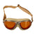 Original U.S. WWII Navy USMC White Summer Flight Hemet with AN-6530 Goggles Original Items