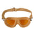 Original U.S. WWII Navy USMC White Summer Flight Hemet with AN-6530 Goggles Original Items