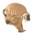Original U.S. WWII USN / USMC H.L.B. Corp. M-450-1 Summer Flight Helmet with Telephonics TH-37 Headset & Chas Fischer Spring Mk II Goggles