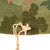 Original U.S. Korean War 1953 Dated Mitchell Pattern Camouflage Shelter Half with Poles & Pins