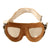 Original U.S. WWII AAF Unissued AN-6530 Goggles with Elastic Strap - Excellent Original Items