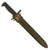 Original U.S. WWII M1 Garand 10 inch Bayonet by Union, Fork & Hoe with Unit-Marked M7 Scabbard - 220th Infantry Regiment Original Items