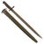 Original U.S. WWI M1917 Enfield Rifle & Trench Gun Bayonet by Remington with Scabbard - Dated 1918 Original Items