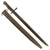 Original U.S. WWI M1917 Enfield Rifle & Trench Gun Bayonet by Remington with Scabbard - Dated 1918 Original Items