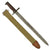 Original U.S. WWI M1905 Springfield Rifle 16" Bayonet by Springfield with M1910 Scabbard - Dated 1915 Original Items