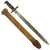Original U.S. WWI M1905 Springfield Rifle 16" Bayonet by Springfield Armory with M1910 Scabbard - Dated 1910 Original Items