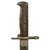Original U.S. WWI M1905 Springfield Rifle 16" Bayonet by Springfield Armory with M1910 Scabbard - Dated 1910 Original Items