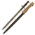 Original British WWI P-1907 Enfield Bayonet by Robert Mole & Sons with Scabbard & Webbing Frog - Dated 1915 Original Items