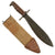 Original U.S. Pre-WWI Rare Model 1910 Bolo Knife by Springfield Armory with Locking Canvas Scabbard - Dated 1912 Original Items