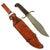 Original U.S. Vietnam War Era W49 Western Bowie Knife With Correct Leather Sheath Original Items