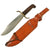 Original U.S. Vietnam War Era W49 Western Bowie Knife With Correct Leather Sheath Original Items