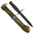 Original U.S. Vietnam War Era M7 Bayonet Lot with Scabbards - Imperial, Connetta, & KM4 Examples - Three Total