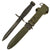 Original U.S. Vietnam War Era M7 Bayonet Lot with Scabbards - Imperial, Connetta, & KM4 Examples - Three Total