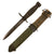 Original U.S. Vietnam War Era M7 Bayonet Lot with Scabbards - BOC, Ontario, and Gencut Examples - Three Total Original Items