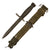 Original U.S. Vietnam War Era M7 Bayonet Lot with Scabbards - BOC, Ontario, and Gencut Examples - Three Total Original Items