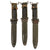 Original U.S. Vietnam War Era M5 Bayonet Lot with Scabbards - Imperial, Milpar, & DYW Examples - Three Total