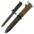 Original U.S. Vietnam War Era M5 Bayonet Lot with Scabbards - Imperial, Milpar, & DYW Examples - Three Total