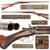 Original U.S. Belgian Made 16 Gauge Double Barrel Hammer Shotgun by C. Parkner & Co. Serial 10 - circa 1885 Original Items