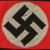 Original German WWII SS Member's Multi-Piece Cotton Armband with Partial Paper SS RZM Tag - Schutzstaffel Original Items
