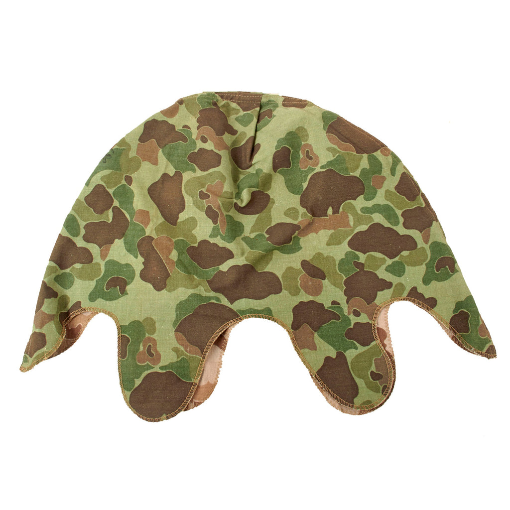 Original U.S. Korean War USMC “Blue Anchor” Helmet Cover - NOS Original Items