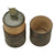 Original U.S. Vietnam War Inert M18 Cylinder CN-DM Chloroacetophenone Adamsite Gas Grenade with M201A1 Fuse in Husk Container - Dated 1968 - EOD Training Aid Original Items