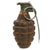 Original U.S. WWII Inert MkII Pineapple Grenade with Yellow Ring & Fuze Original Items