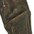Original U.S. WWII Australian Made Fighting Knife with Cast OD Green-Painted Handle in Leather Sheath Original Items