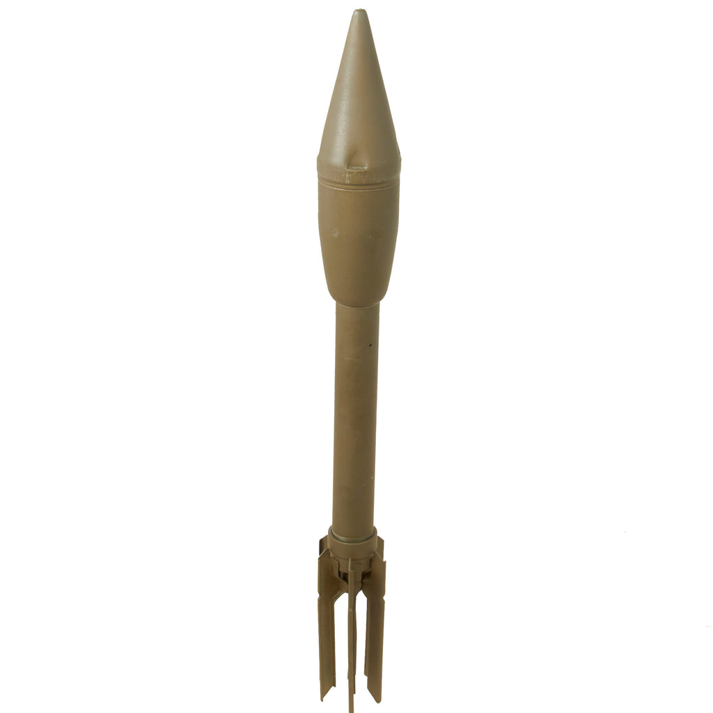Original U.S. WWII M7A1 Anti-Tank Practice Rocket for the M1 and M1A1 2.36 Inch Bazooka Launcher - Inert Original Items