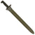 Original U.S. WWII M1942 16" Garand Rifle Bayonet by Utica Cutlery with USN MK 1 Scabbard Original Items