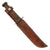 Original U.S. WWII Navy Mark 2 Fighting Knife by Robeson Cutlery Company RCC with Leather Scabbard and Guard Marked