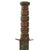 Original U.S. WWII Navy Mark 2 Fighting Knife by Robeson Cutlery Company RCC with Leather Scabbard and Guard Marked