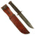 DRAFT Original U.S. WWII Navy Rare “Red Spacer” Mark 2 KA-BAR Fighting Knife by PAL with Leather Scabbard Original Items