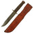 DRAFT Original U.S. WWII Navy Rare “Red Spacer” Mark 2 KA-BAR Fighting Knife by PAL with Leather Scabbard Original Items